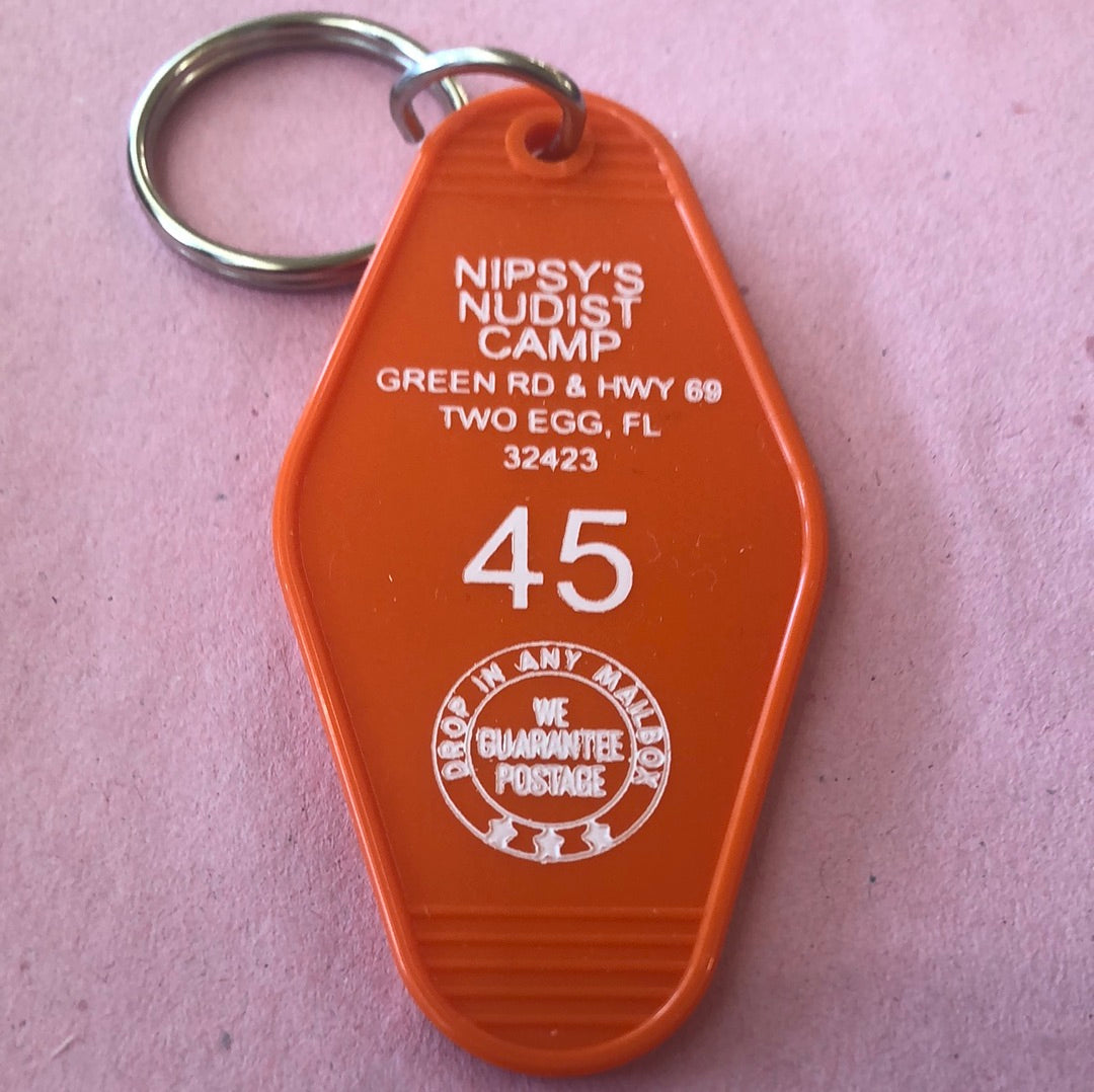 Nipsy’s Nudist Camp Keychain