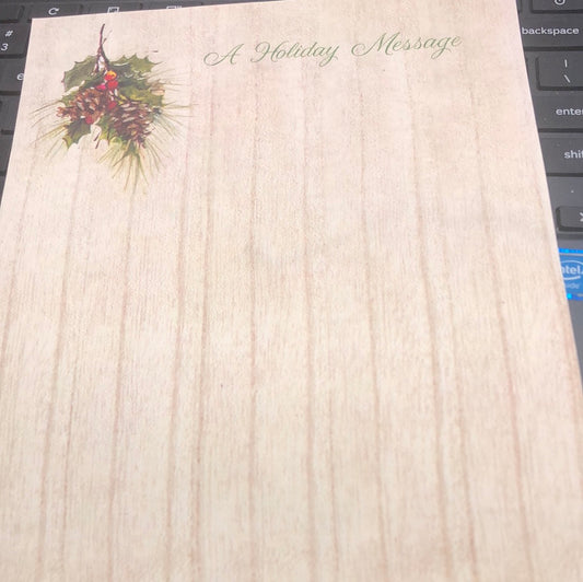 Holiday stationary set with envelopes