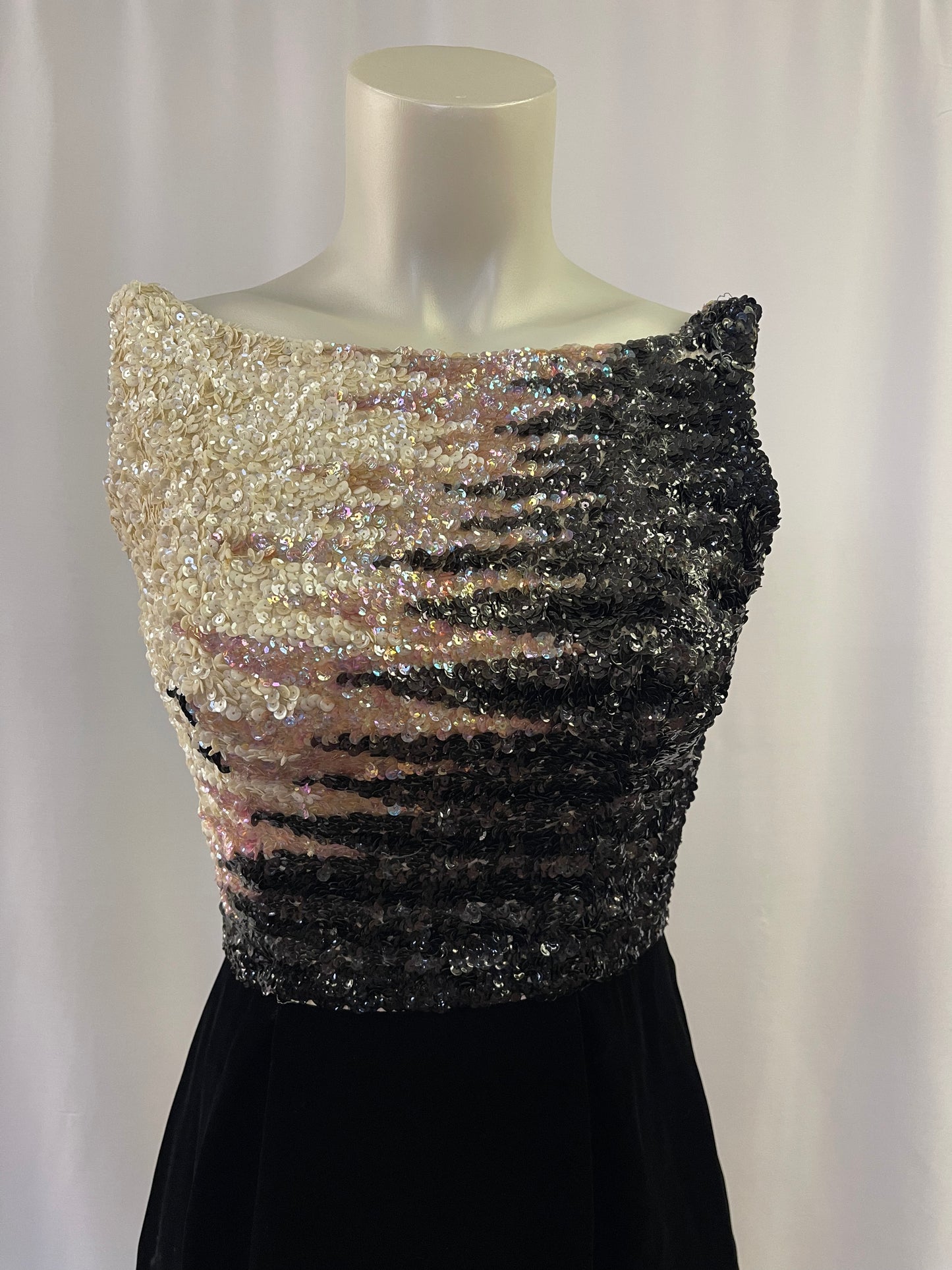 50s Sequined Gown