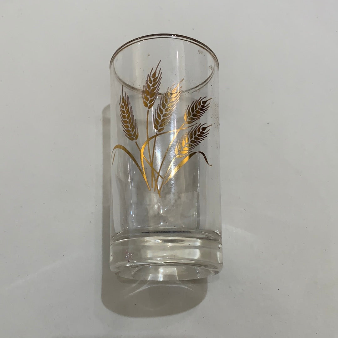 Wheat Patterned Juice Glass