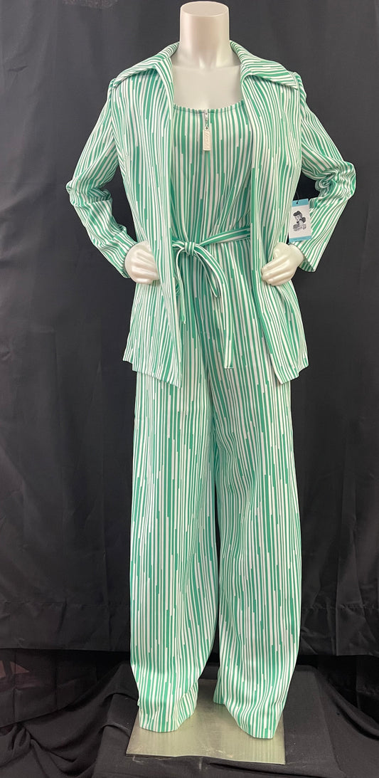 70s Jumpsuit & Open Front Shirt