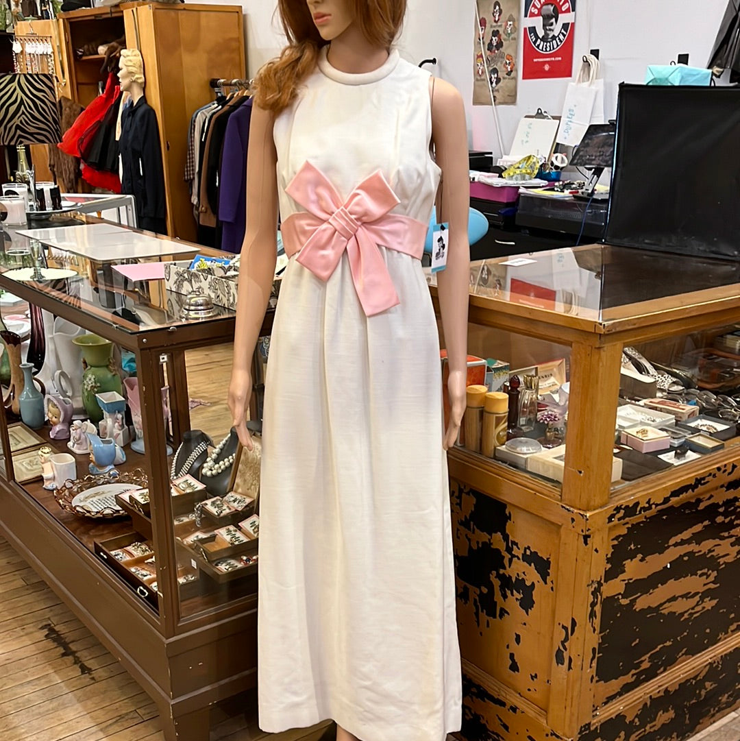 Cream Floor Length Dress
