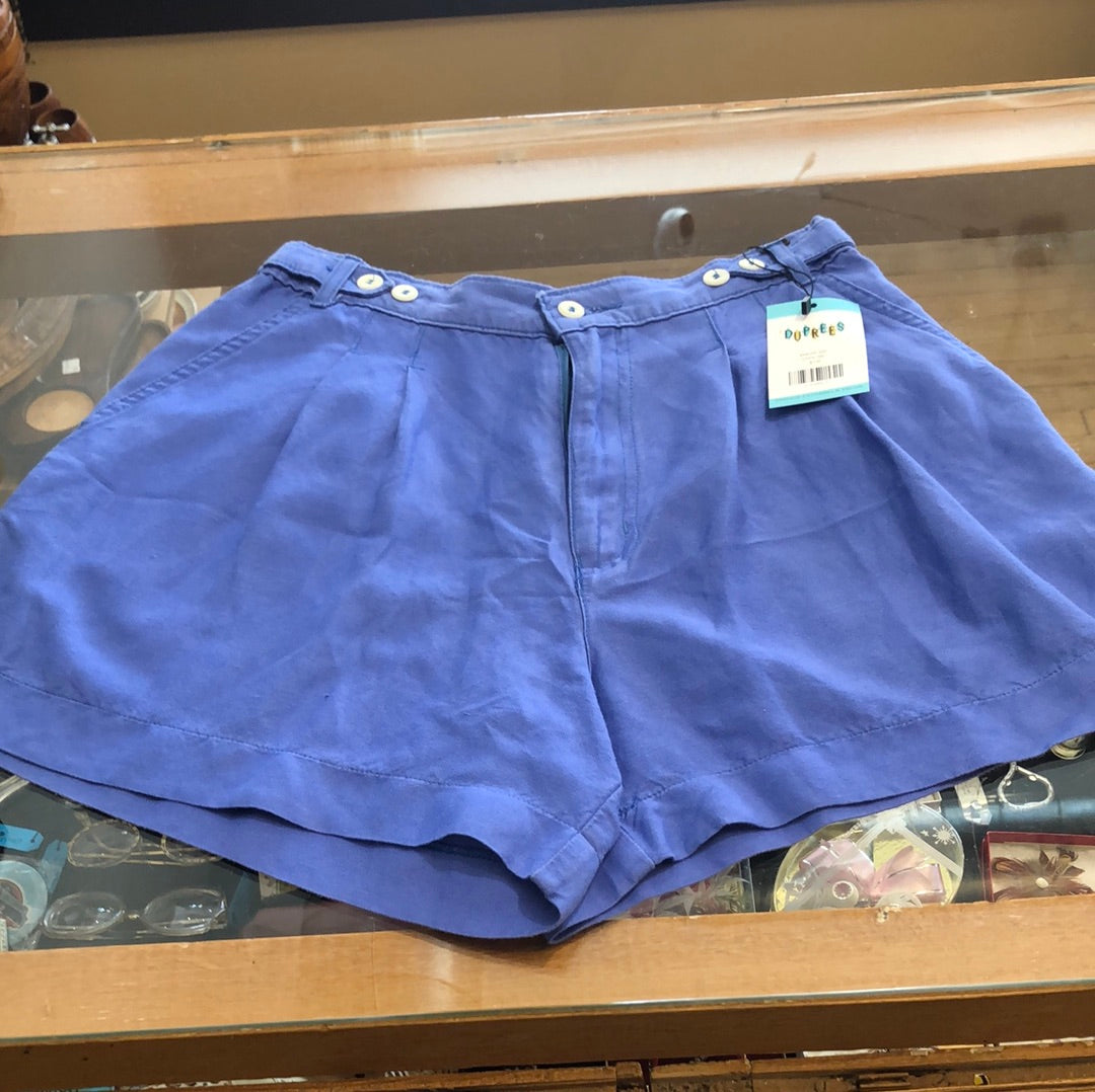 80s Does 40s Periwinkle Blue Shorts