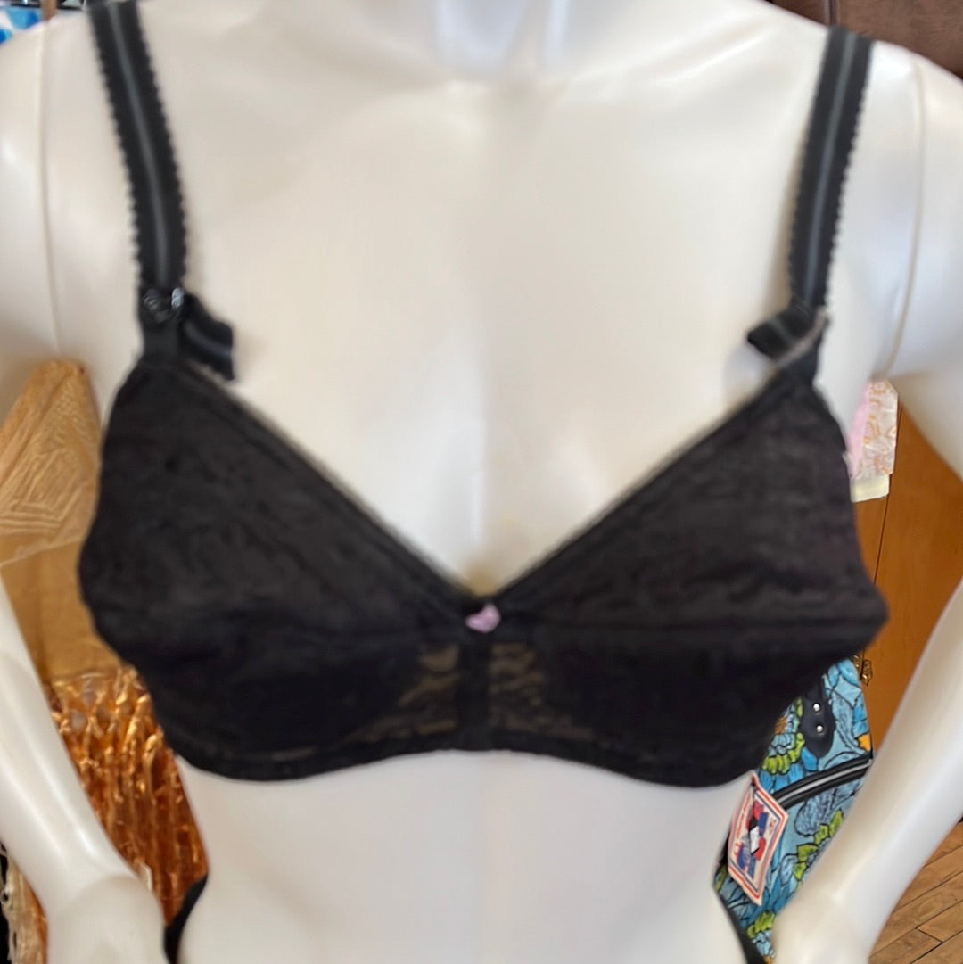 Black Lace vintage bra