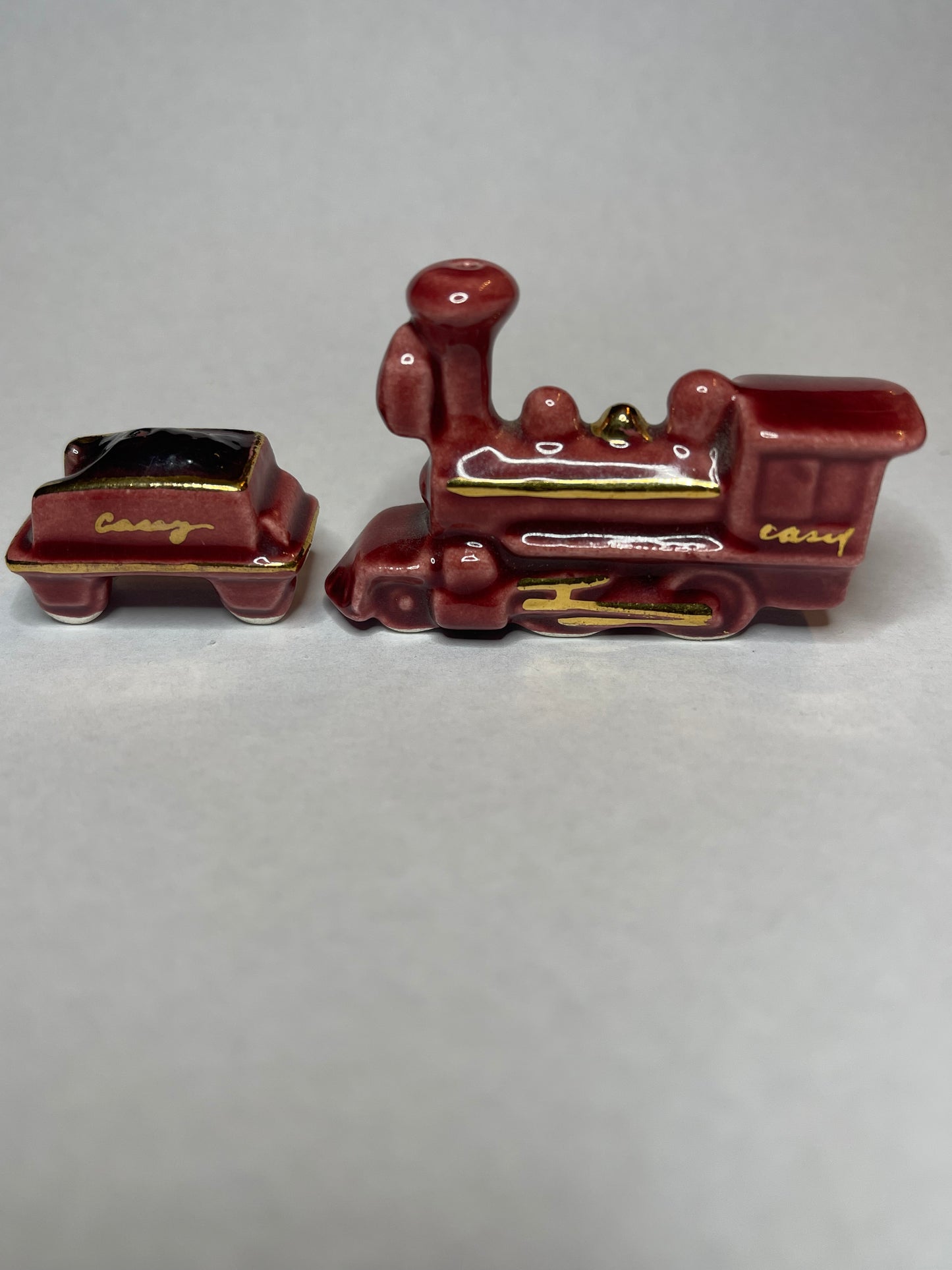 Arcadia Train & Coal Car Salt & Pepper Shakers