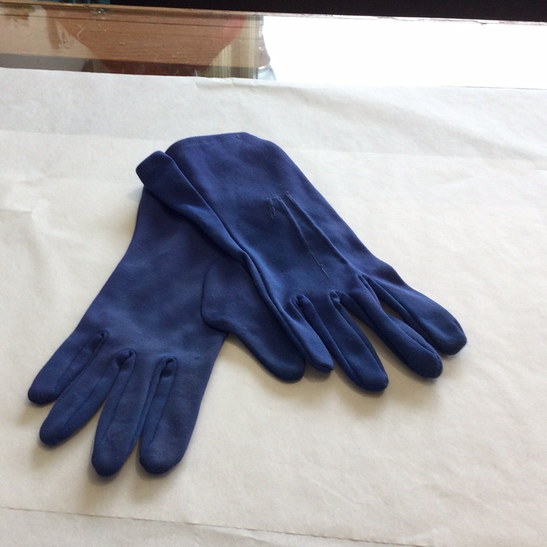 Royal blue gloves