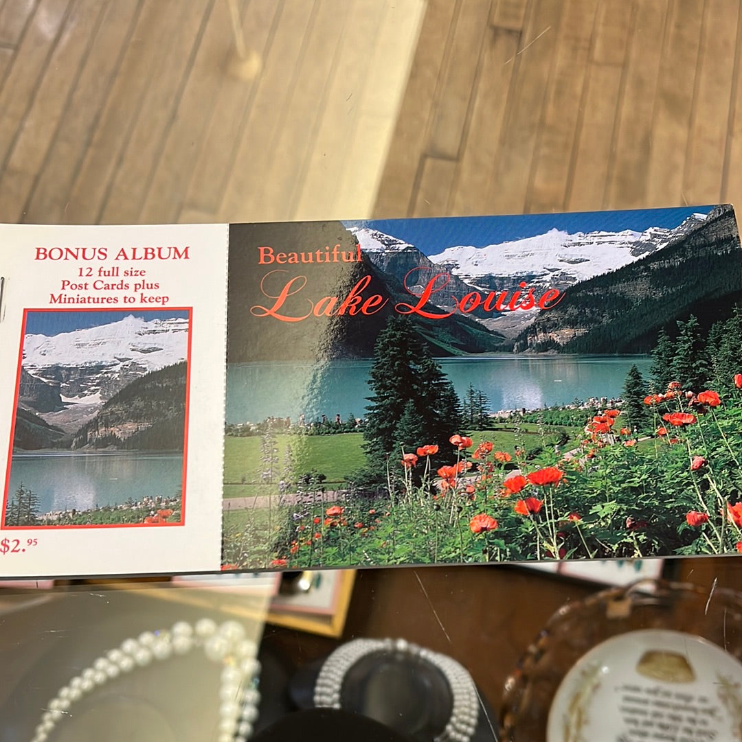 Lake Louise post card book