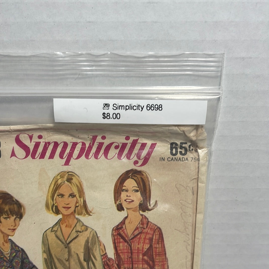 Simplicity 6698