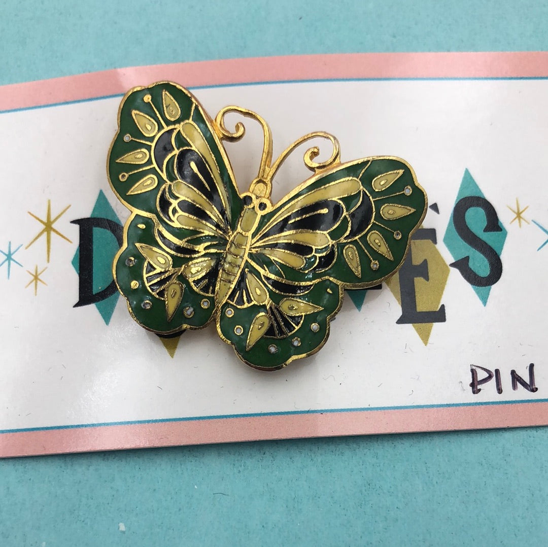 Enamel Butterfly Pin