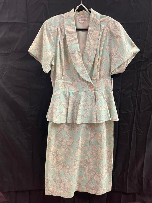 Gorgeous 80s Floral Dress