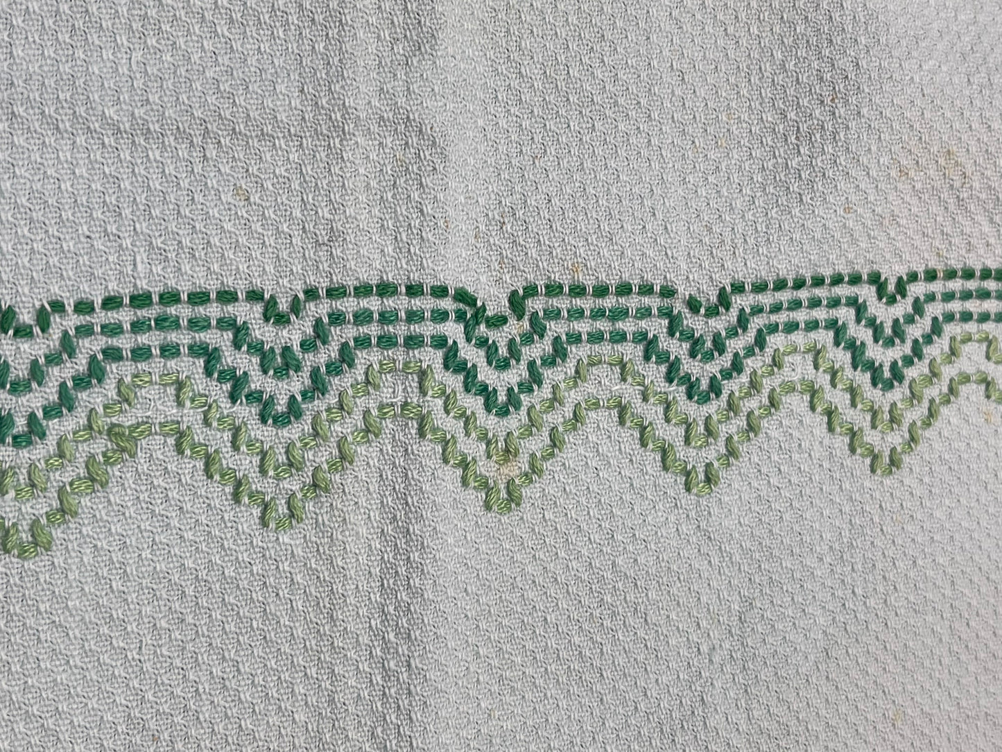 Embroidered Kitchen Dish Towel