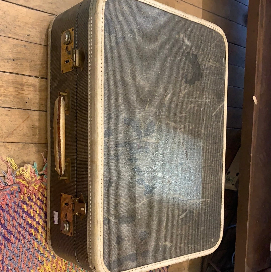 Olive Green Suitcase Dupree s Vintage