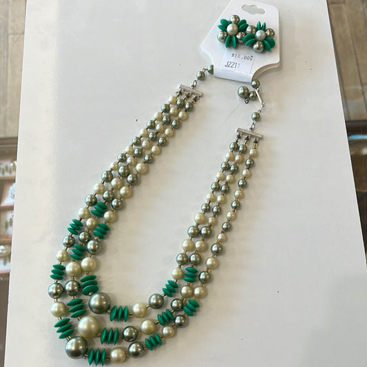 Necklace and matching clip on