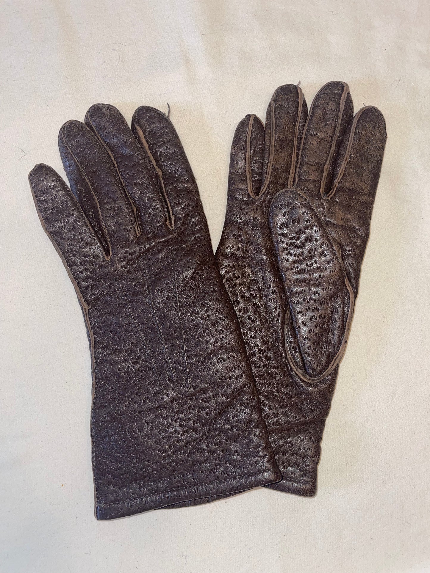 Copy of Black Embroidered Knit Gloves