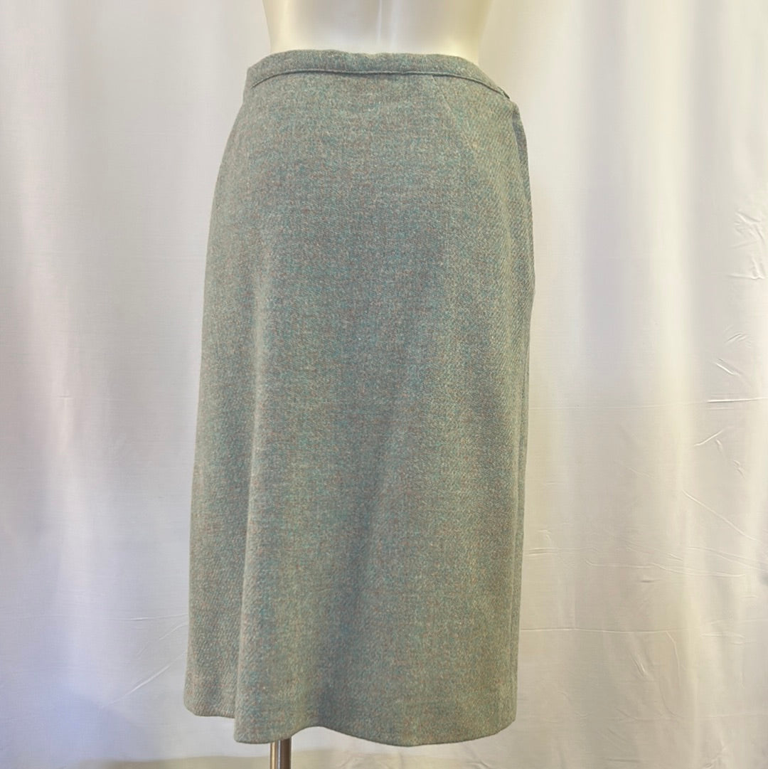 Women’s Multicolored Wool Skirt