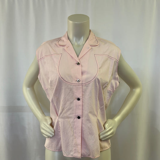 60s Light Pink Tank Shirt