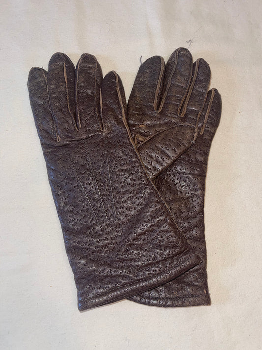 Copy of Black Embroidered Knit Gloves