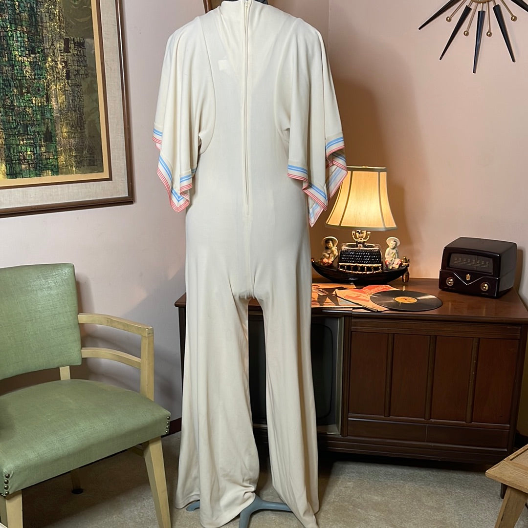 70s Palazzo Leg Jumpsuit