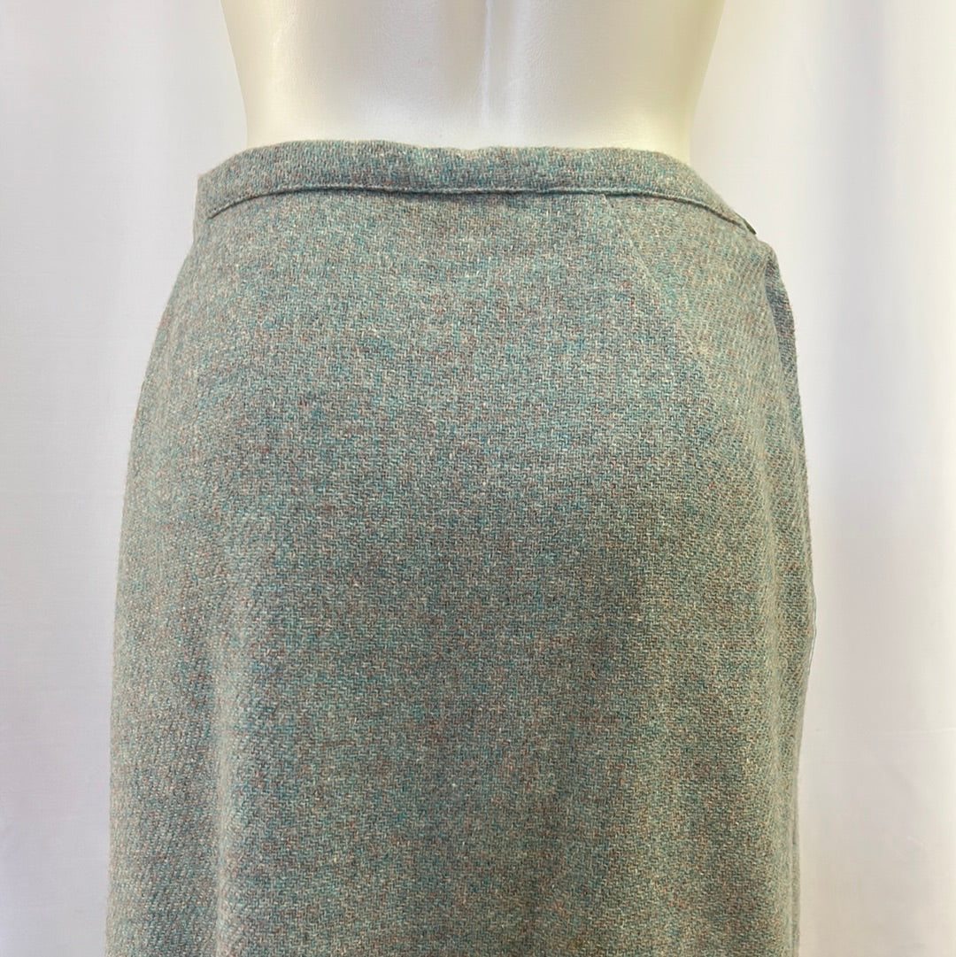 Women’s Multicolored Wool Skirt