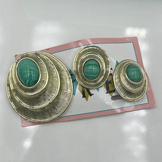 Sarah Coventry brooch & earring set