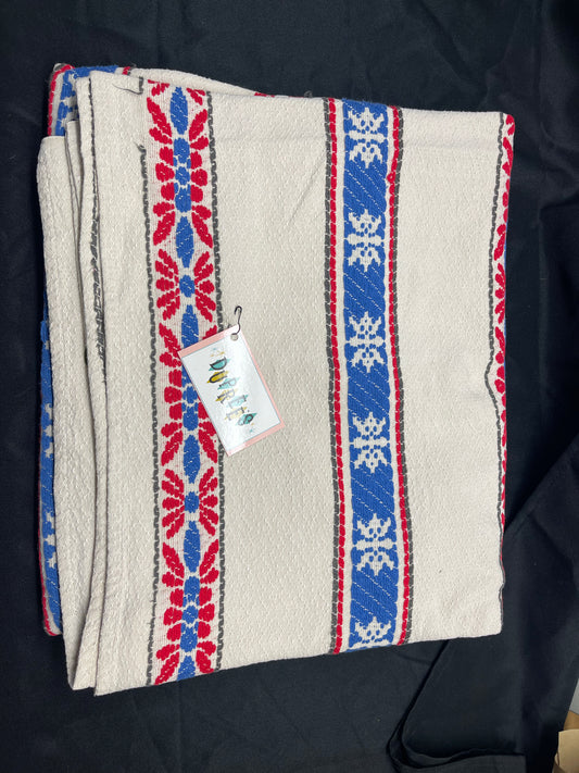 Red White & Blue coverlet