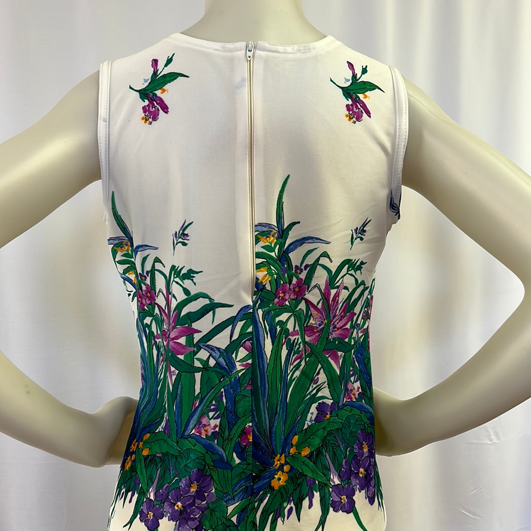 Floral Polyester Tank Top