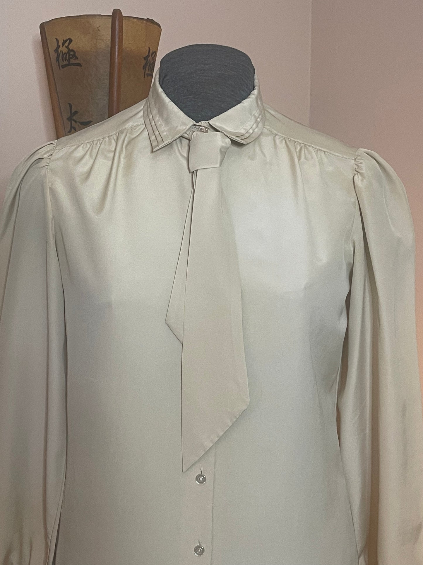 80s Tan Blouse