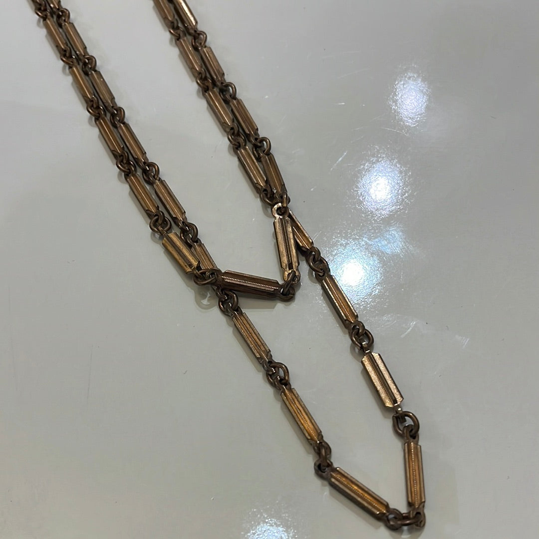 Gold Link 60” necklace