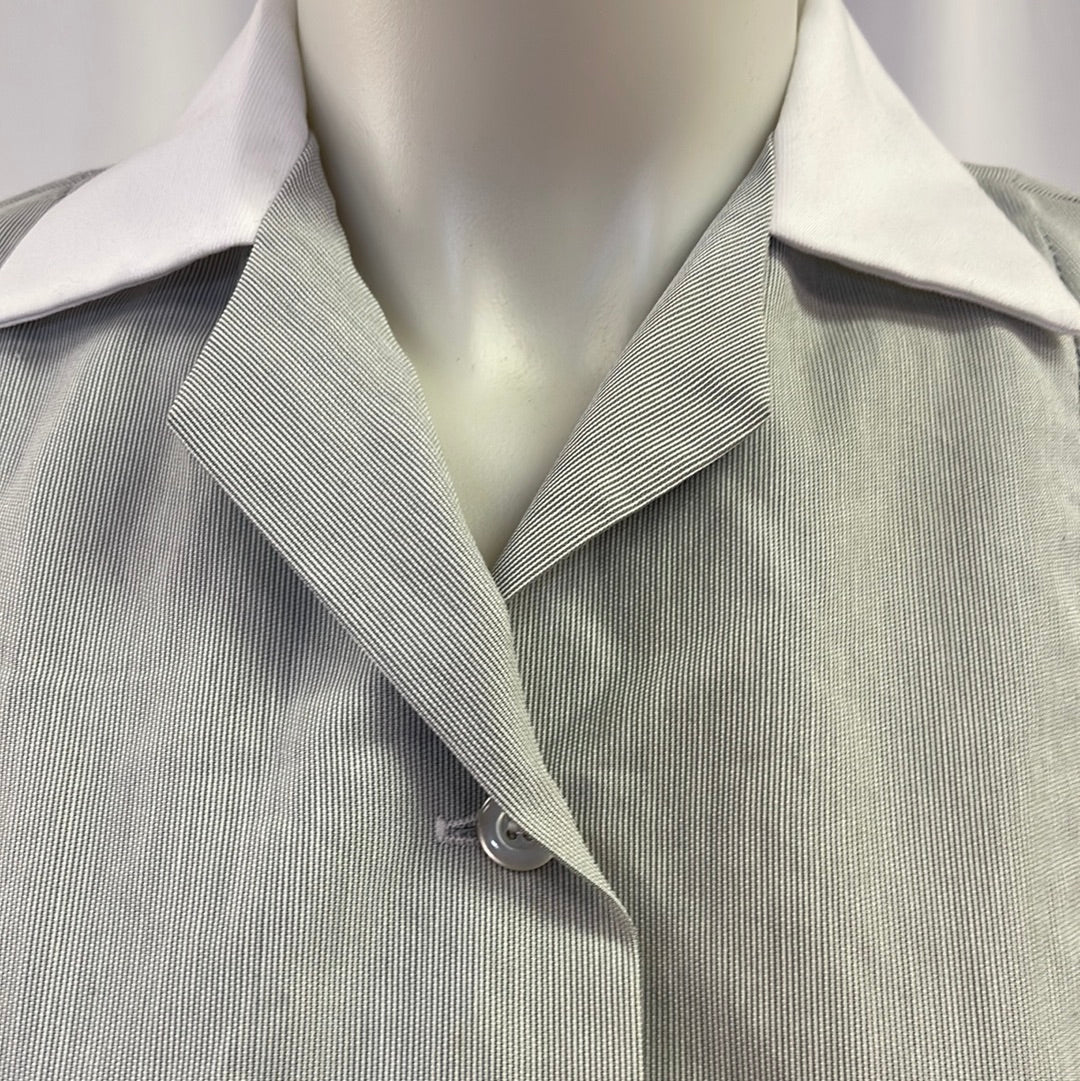Grey Collared Uniform Top