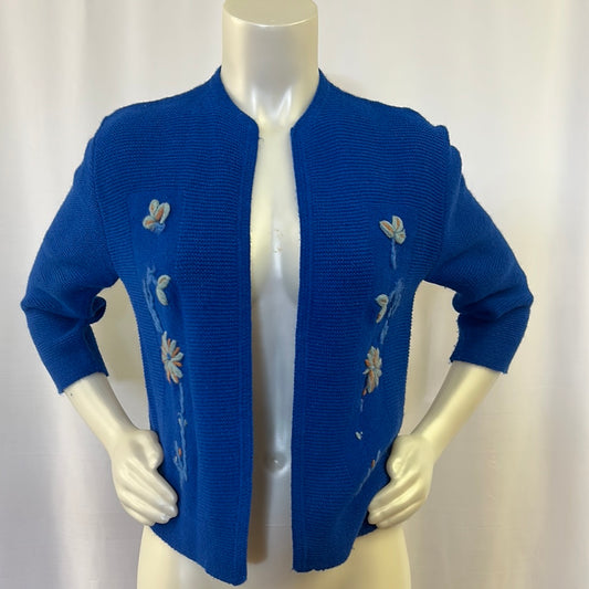 Women’s Royal Blue Cardigan Sweater