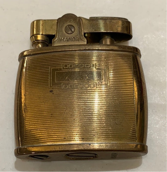 Gold Manor swing top lighter