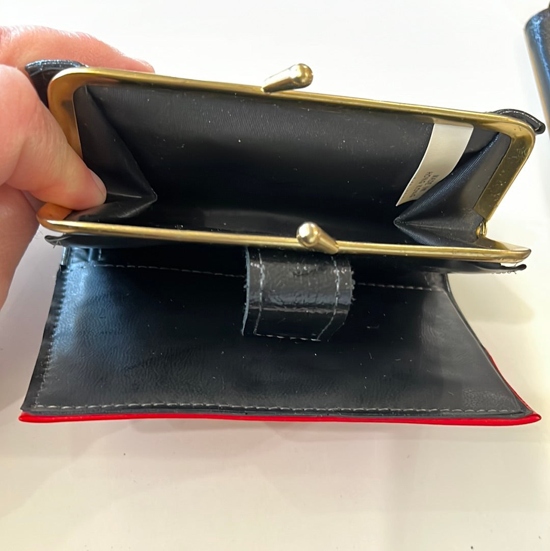 Bi gold wallet and matching key case