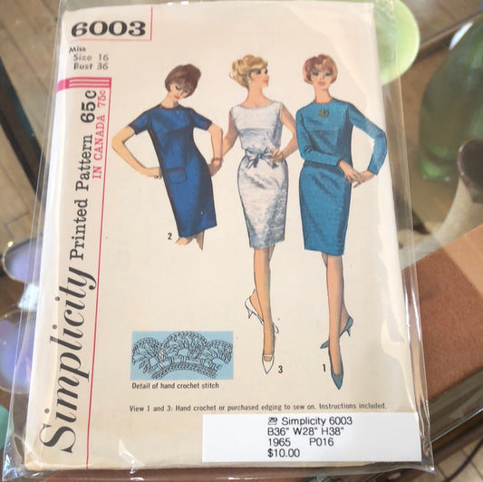 Simplicity 6003 size 16