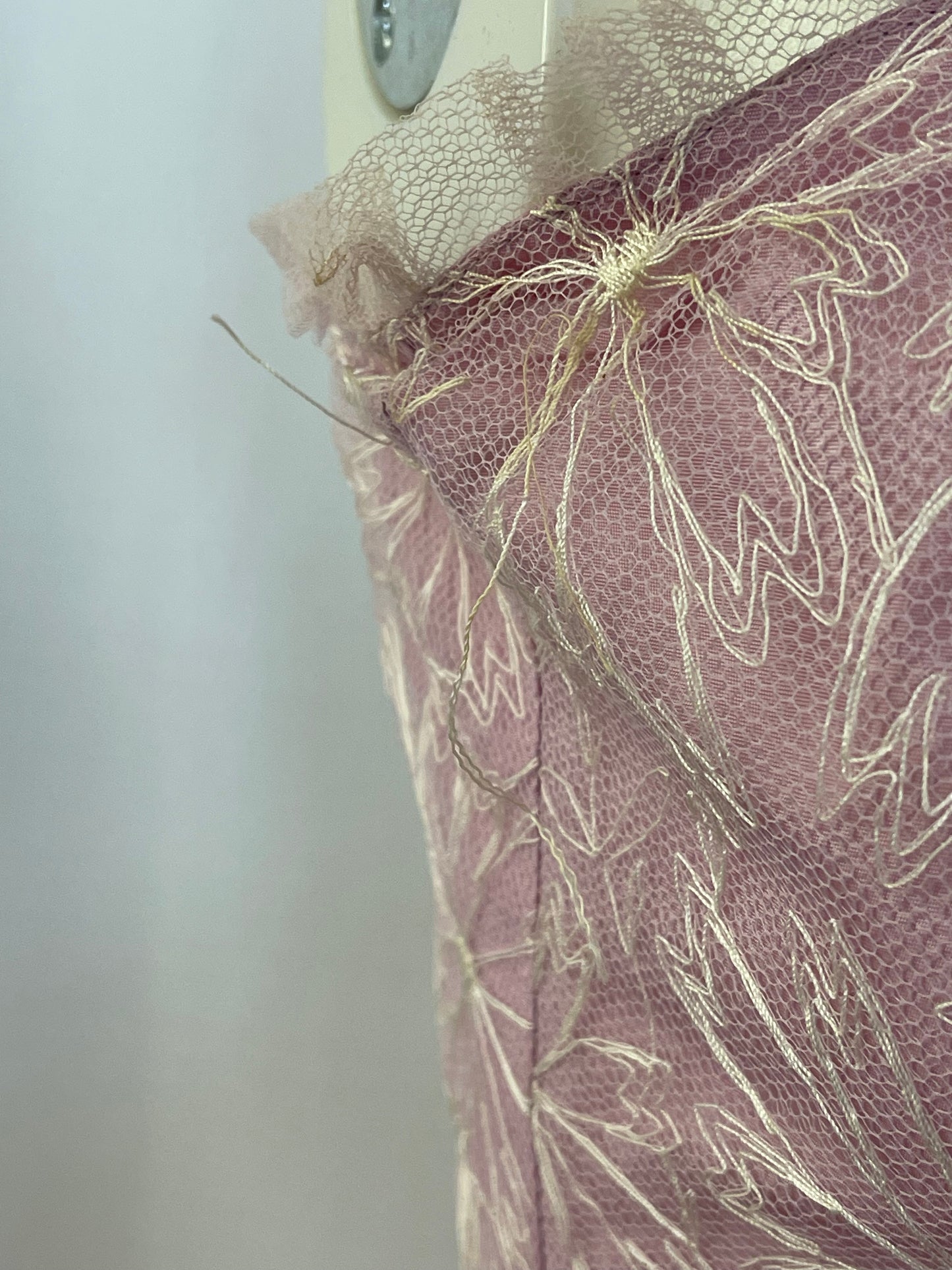 Lavender Tulle Formal Dress