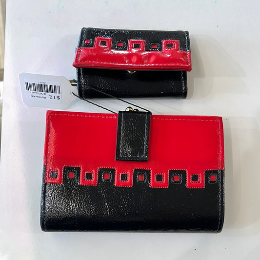 Bi gold wallet and matching key case