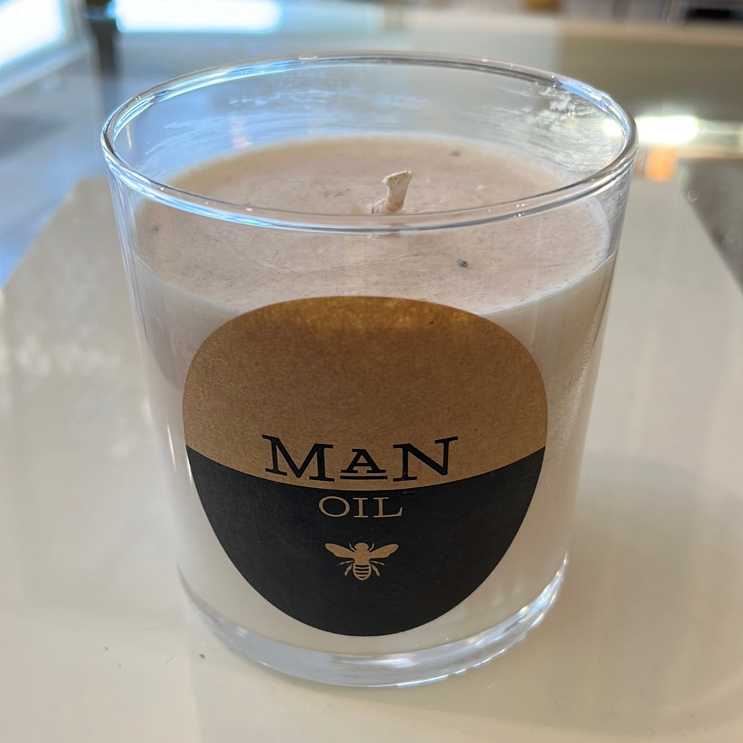 Man Oil Candle