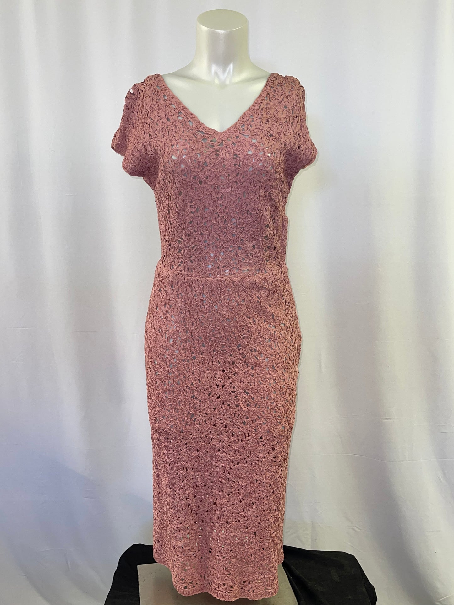 Rose Pink Ribbon Dress